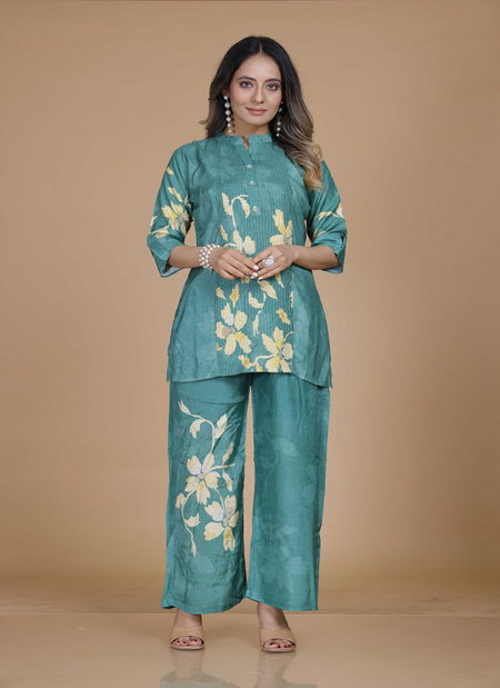 Aishani Pure Muslin Wholesale Ladies Top Pant Co Ord Suppliers In India
